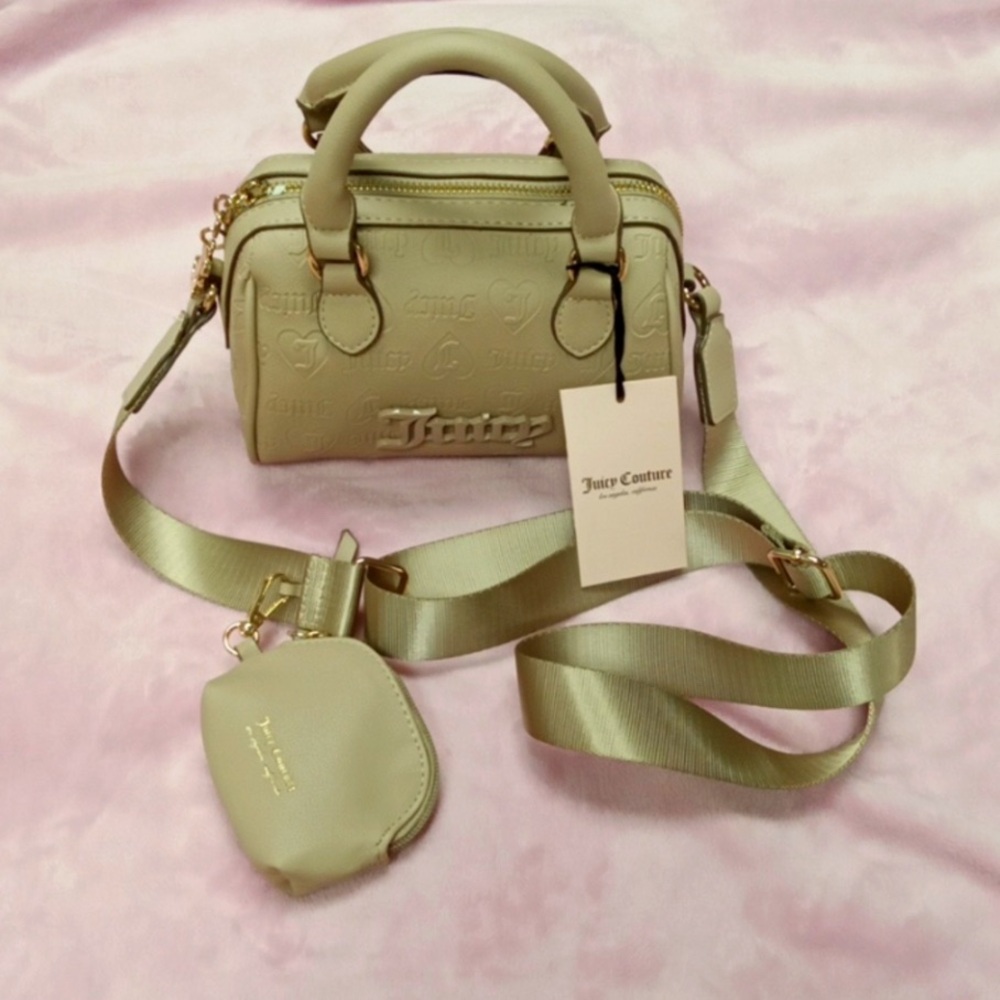 Juicy Couture Cream Satchel Bag